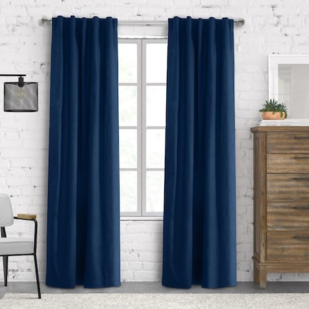 Kd 40 x 84 in. Weathermate Topsions Curtain Panel; Navy KD3360595